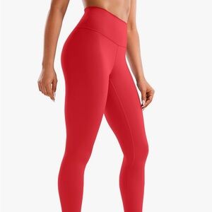 Crz yoga red leggings